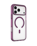 INFINYTY Colored Side Clear Case - Glovio (Burgundy) iPhone 18 Pro Max