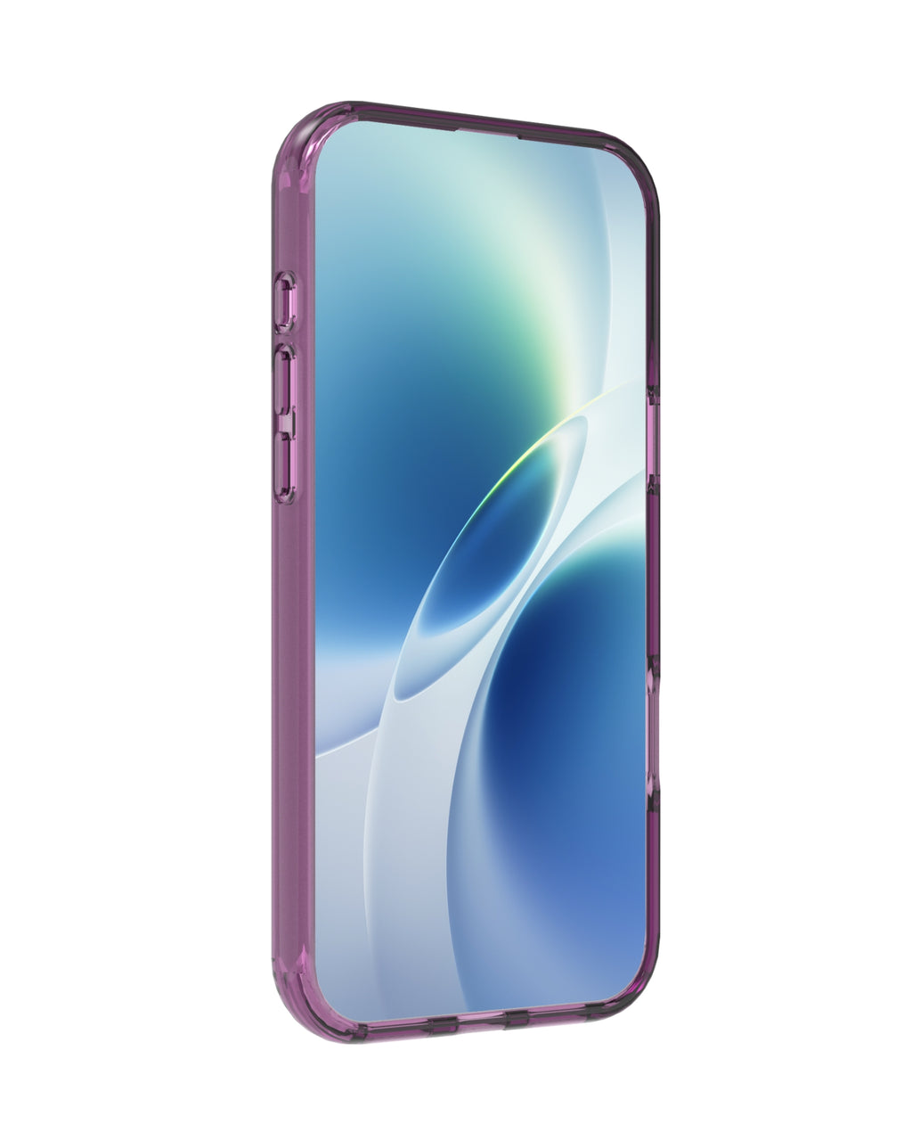 INFINYTY Colored Side Clear Case - Glovio (Burgundy) iPhone 18 Pro Max