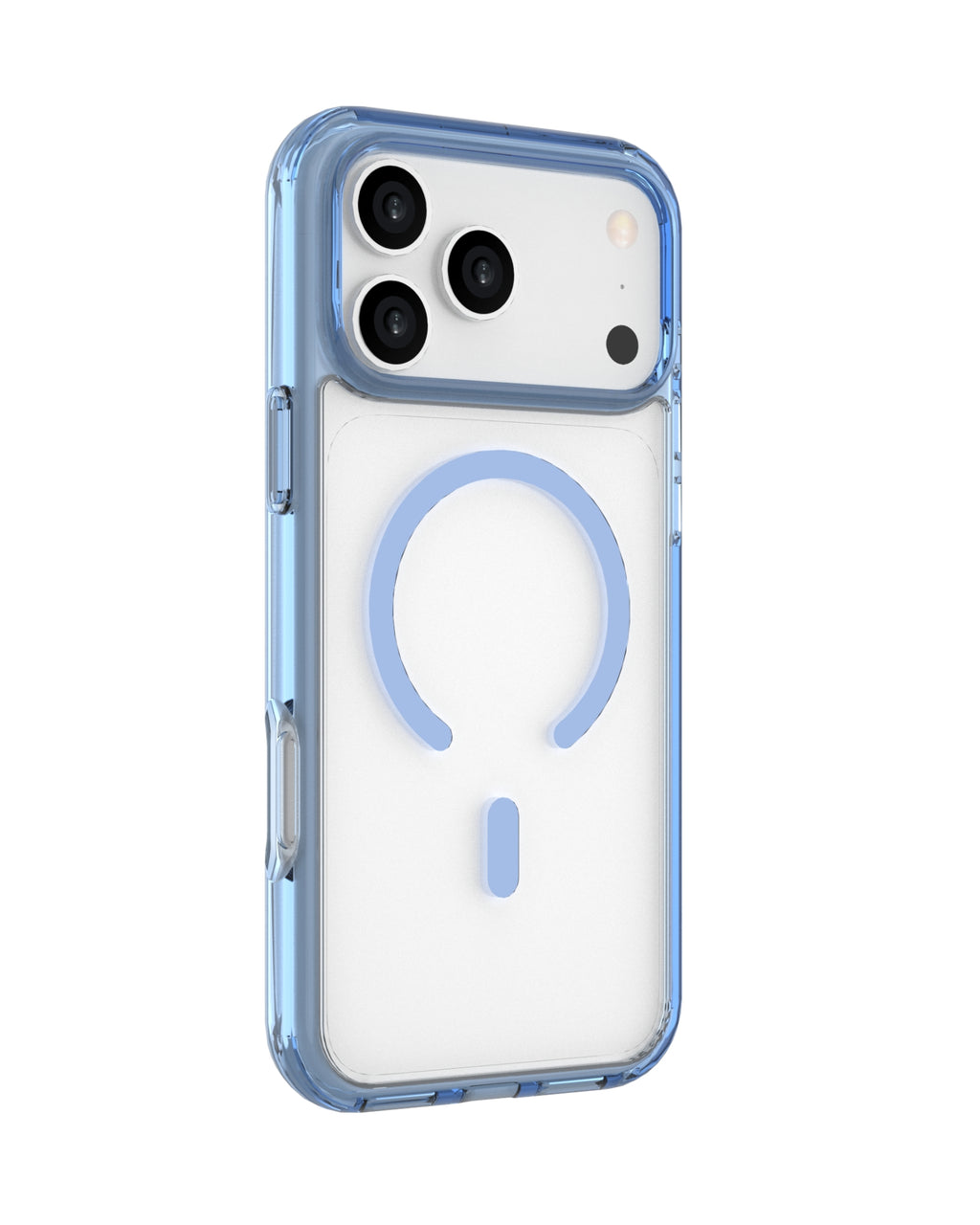INFINYTY Colored Side Clear Case - Glovio (Light Blue) iPhone 18 Pro