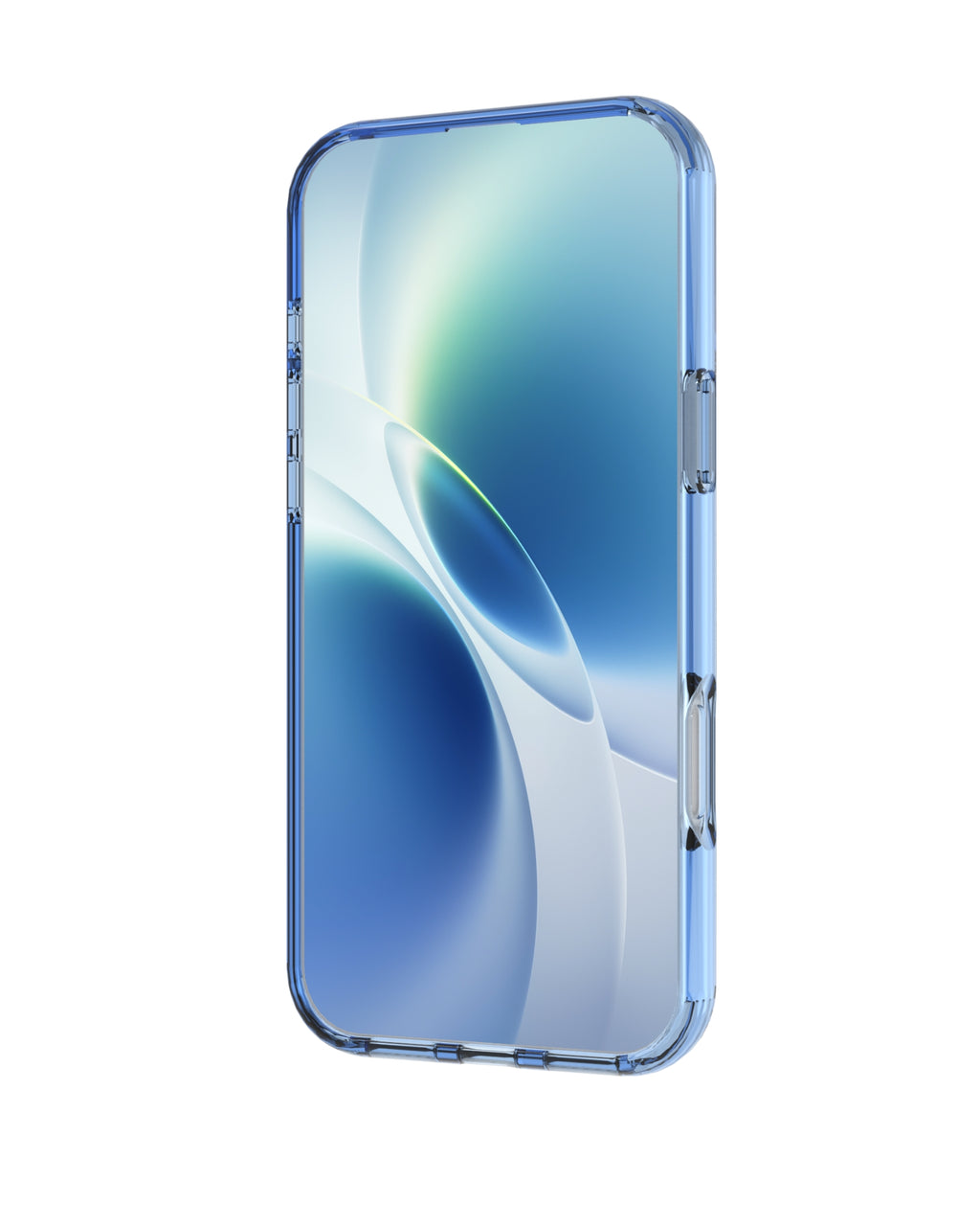 INFINYTY Colored Side Clear Case - Glovio (Light Blue) iPhone 18 Pro
