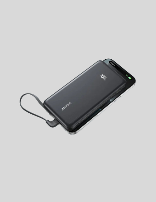 Anker Zolo 10000mAh Power Bank with Built-In USB-C Cable | A110DH11 - Black