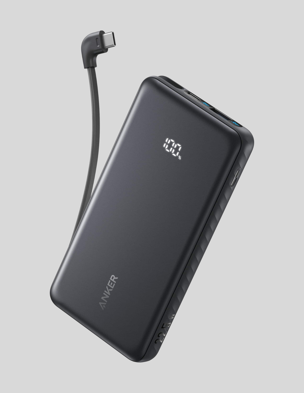 Anker Zolo 10000mAh Power Bank with Built-In USB-C Cable | A110DH11 - Black