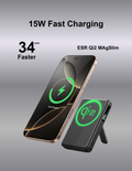 ESR 10000 mAh Qi2 MagSlim Kickstand Power Bank | 2G524 - Black