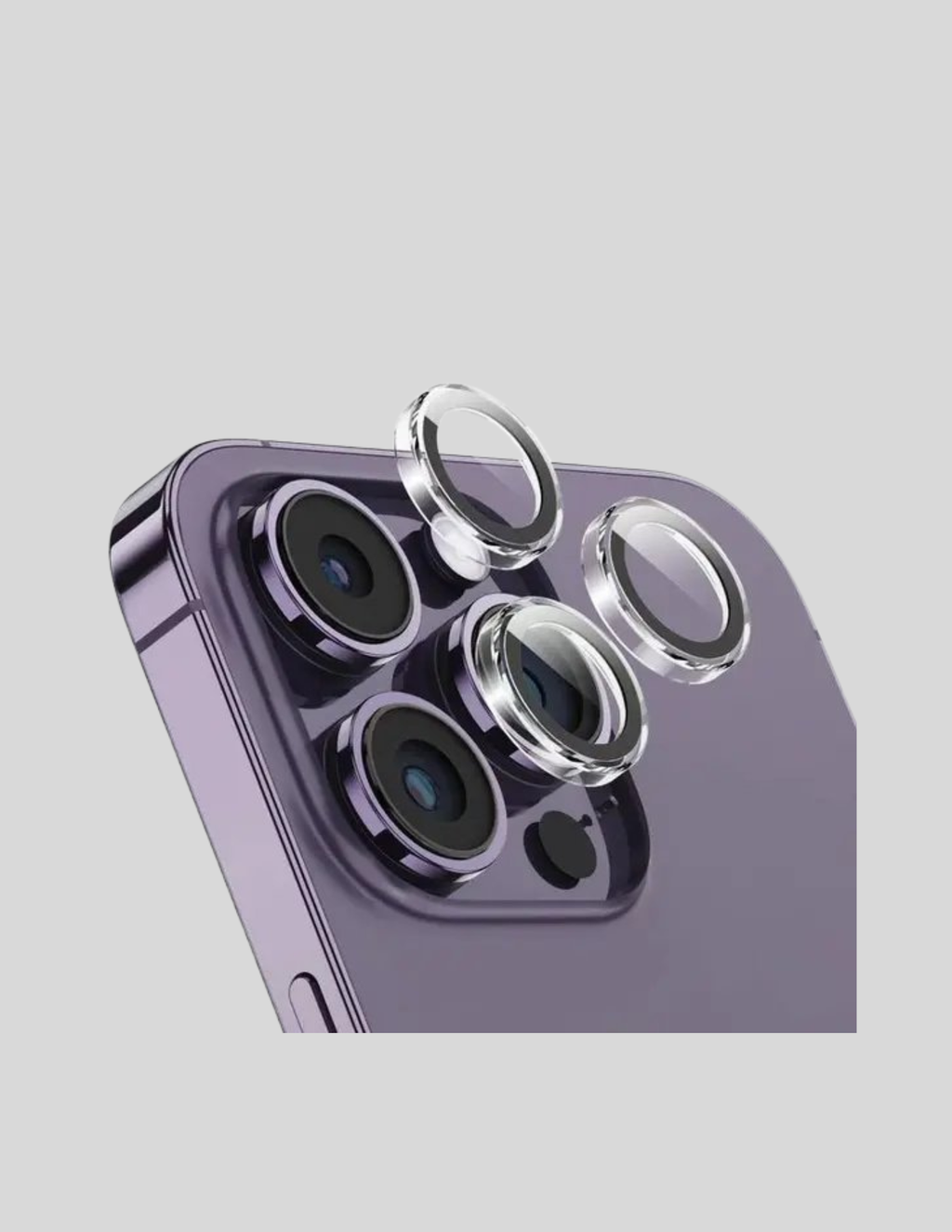 Green Lion camera lens protectors iPhone 14 Pro / Pro Max - Silver