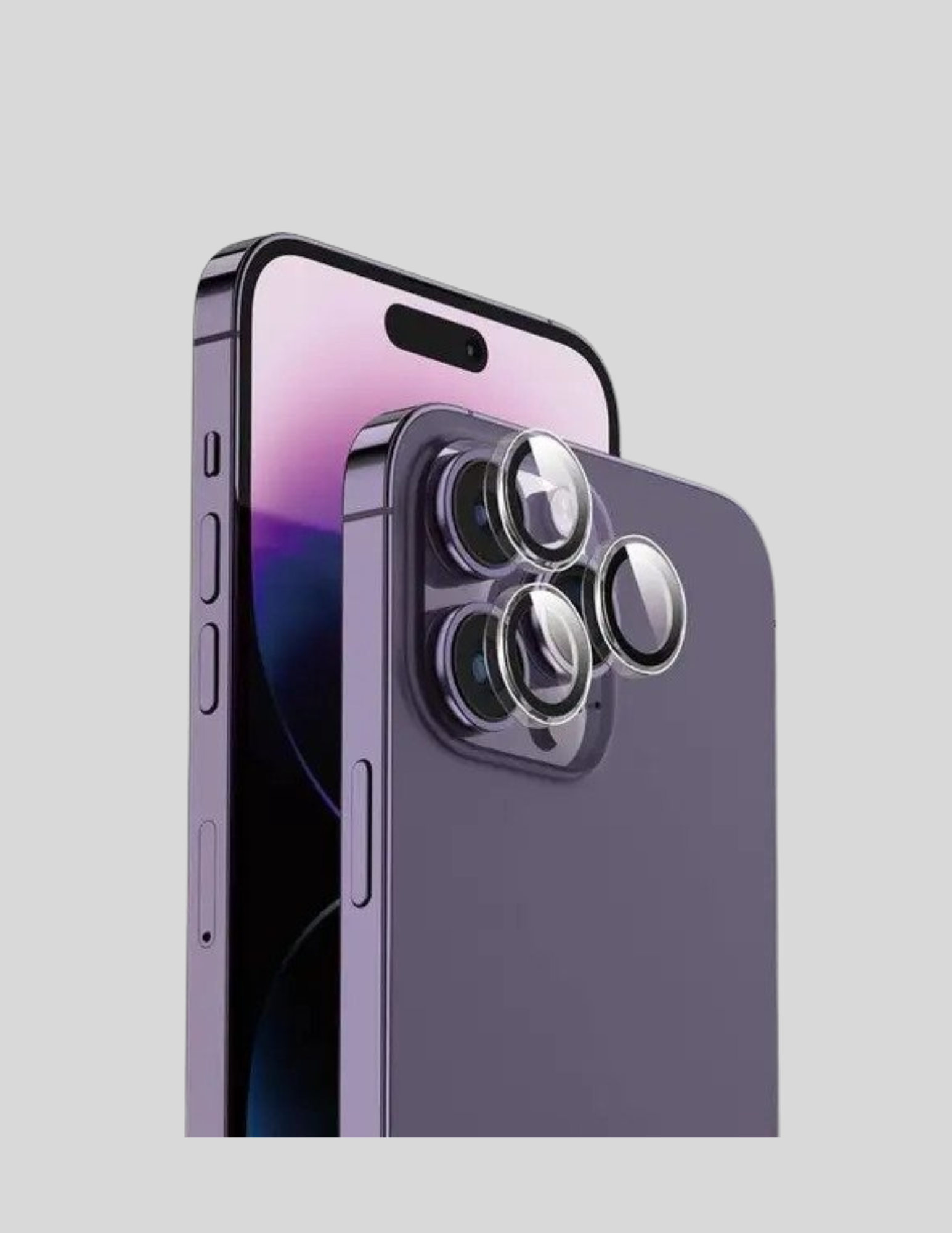 Green Lion camera lens protectors iPhone 14 Pro / Pro Max - Silver
