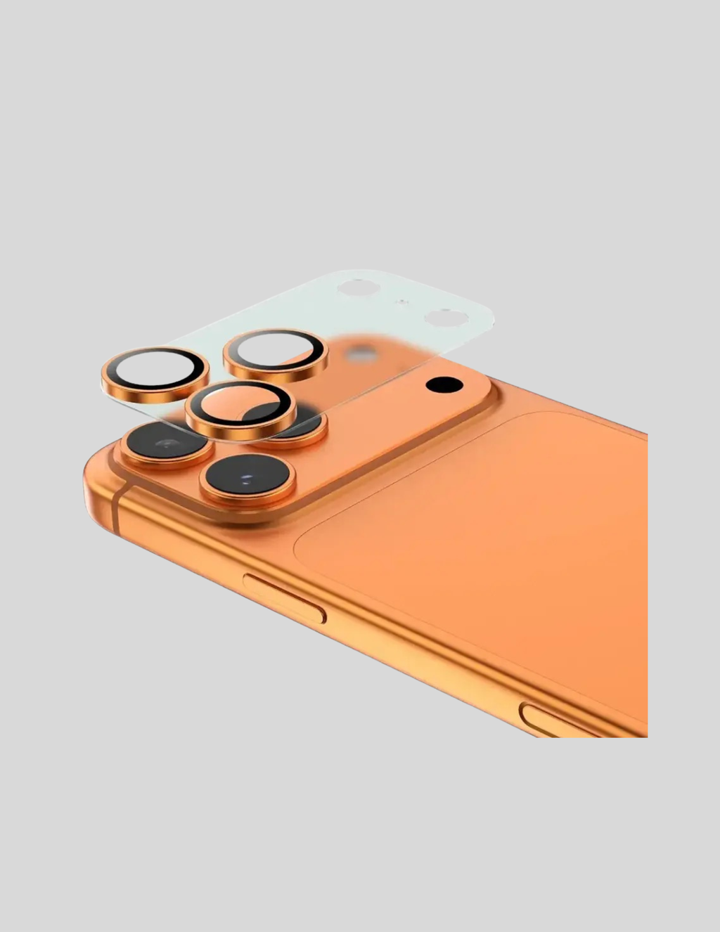 Green Lion camera lens protectors iPhone 17 Pro / Pro Max - Cosmic Orange