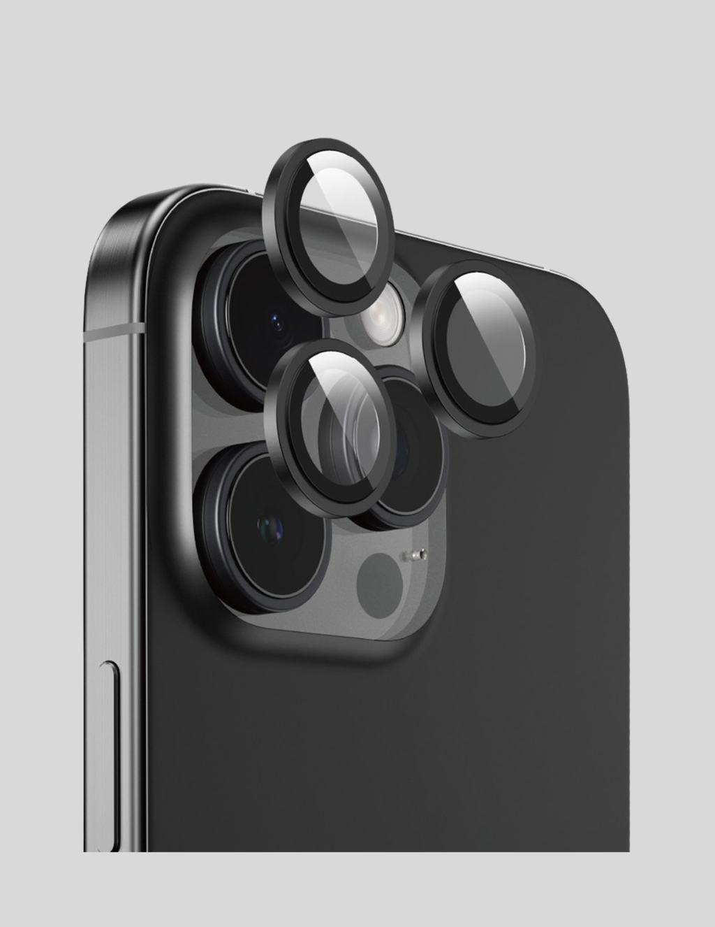 Green Lion camera lens protectors iPhone 15 Pro / Pro Max - Silver