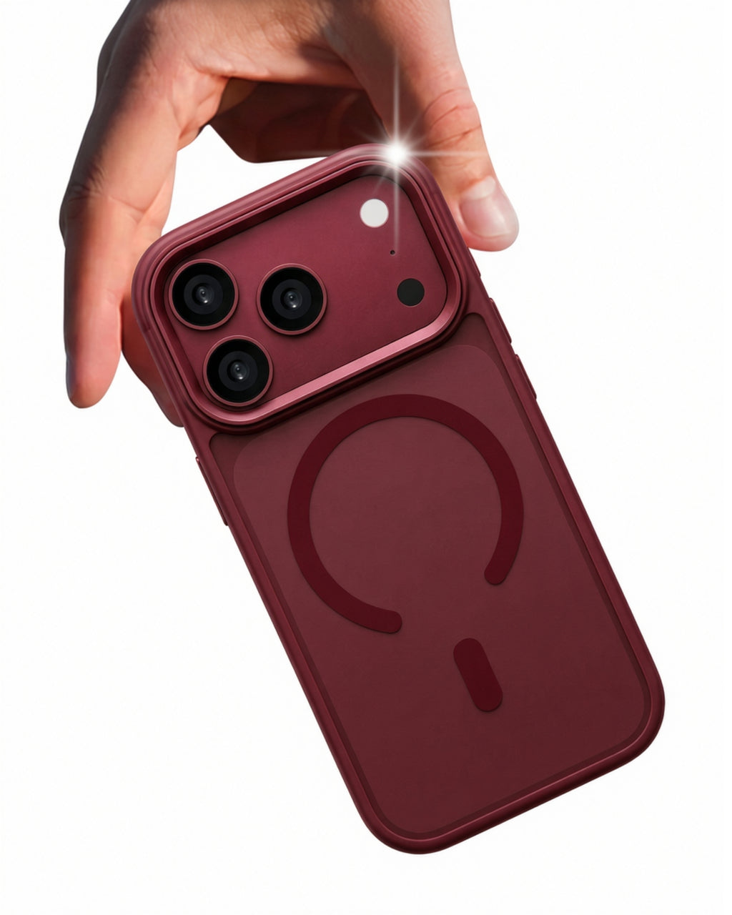 INFINYTY Matte Case- Modo (Burgundy) iPhone 18 Pro
