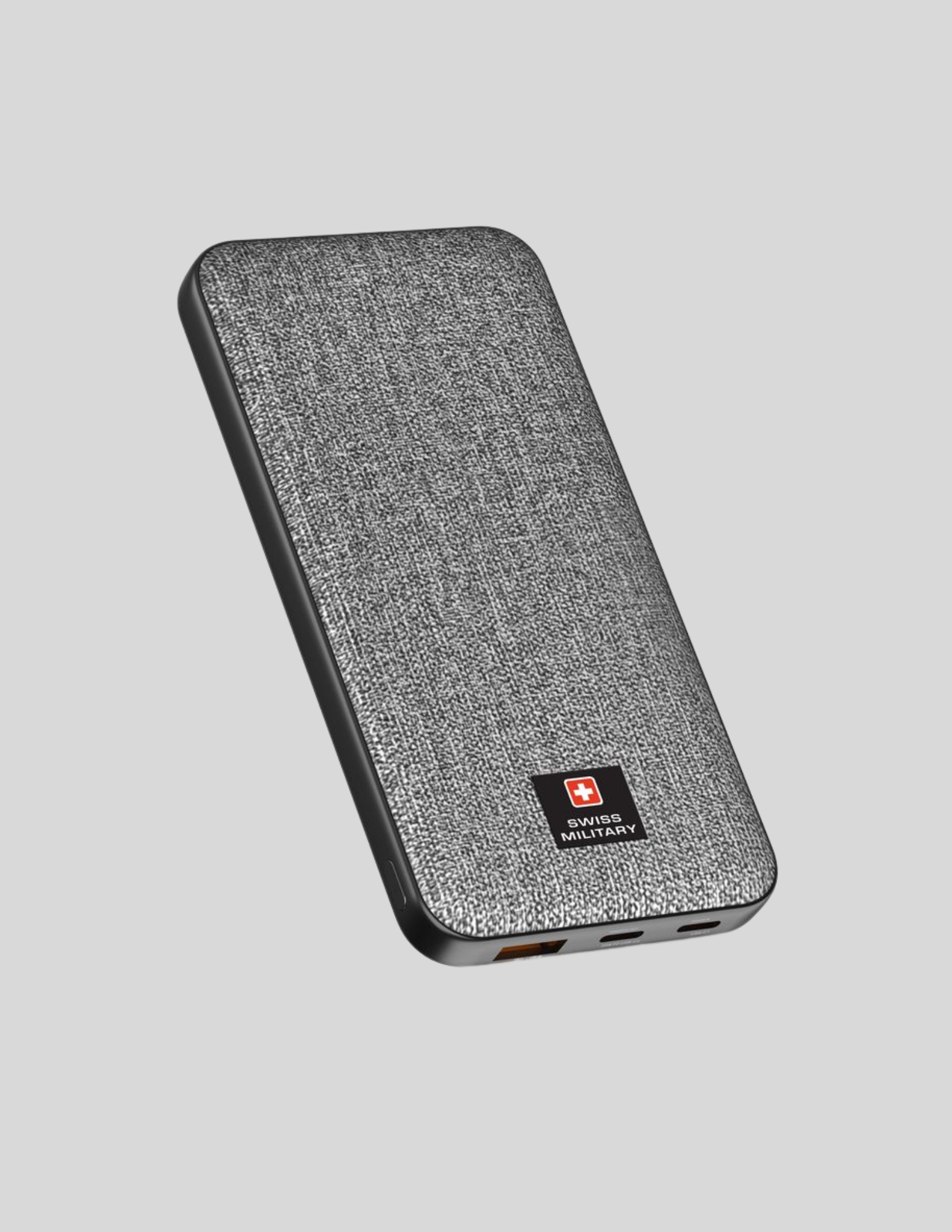 Swiss Military Power Bank 10000mAh Capacity / SM-PB-10K-2C1A-PD-FASTCHRG-BLK - Black