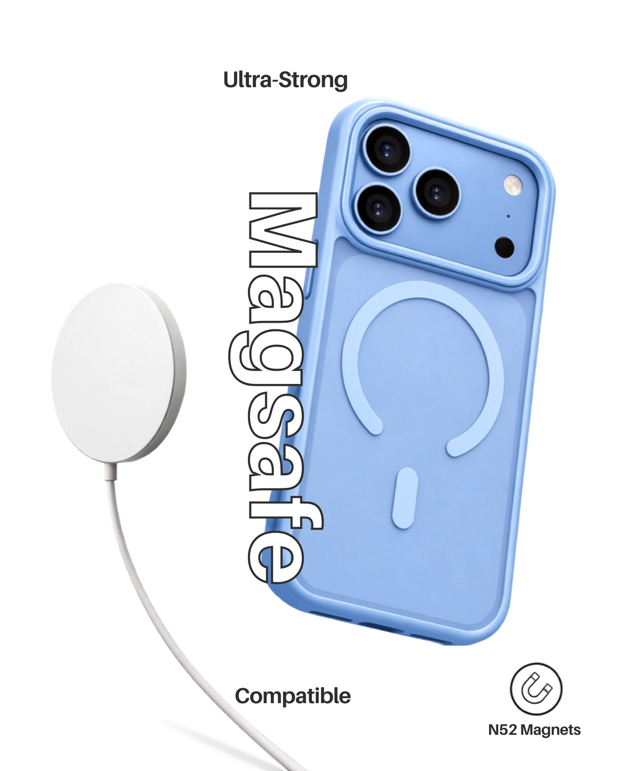 INFINYTY Matte Case- Modo (Light Blue) iPhone 18 Pro Max