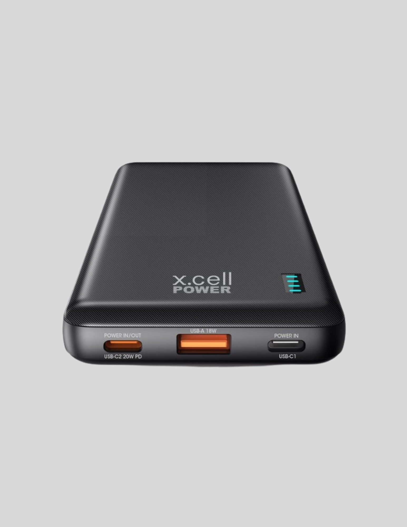 X.Cell 10000mAh Portable Slim Power Bank | PC-10200PD - Black