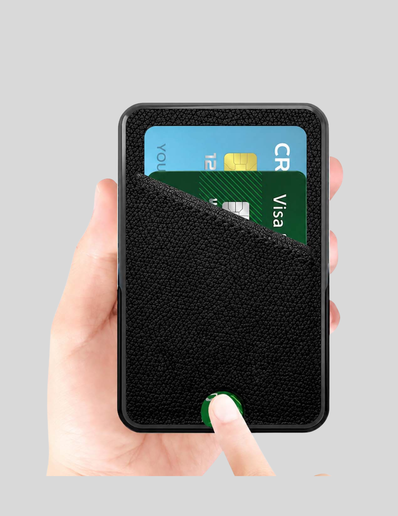 Swiss Military Wireless Power Bank 5000mAh Capacity / SM-PB-3IN1-MSAFE-5K-CARD-BRN - Black
